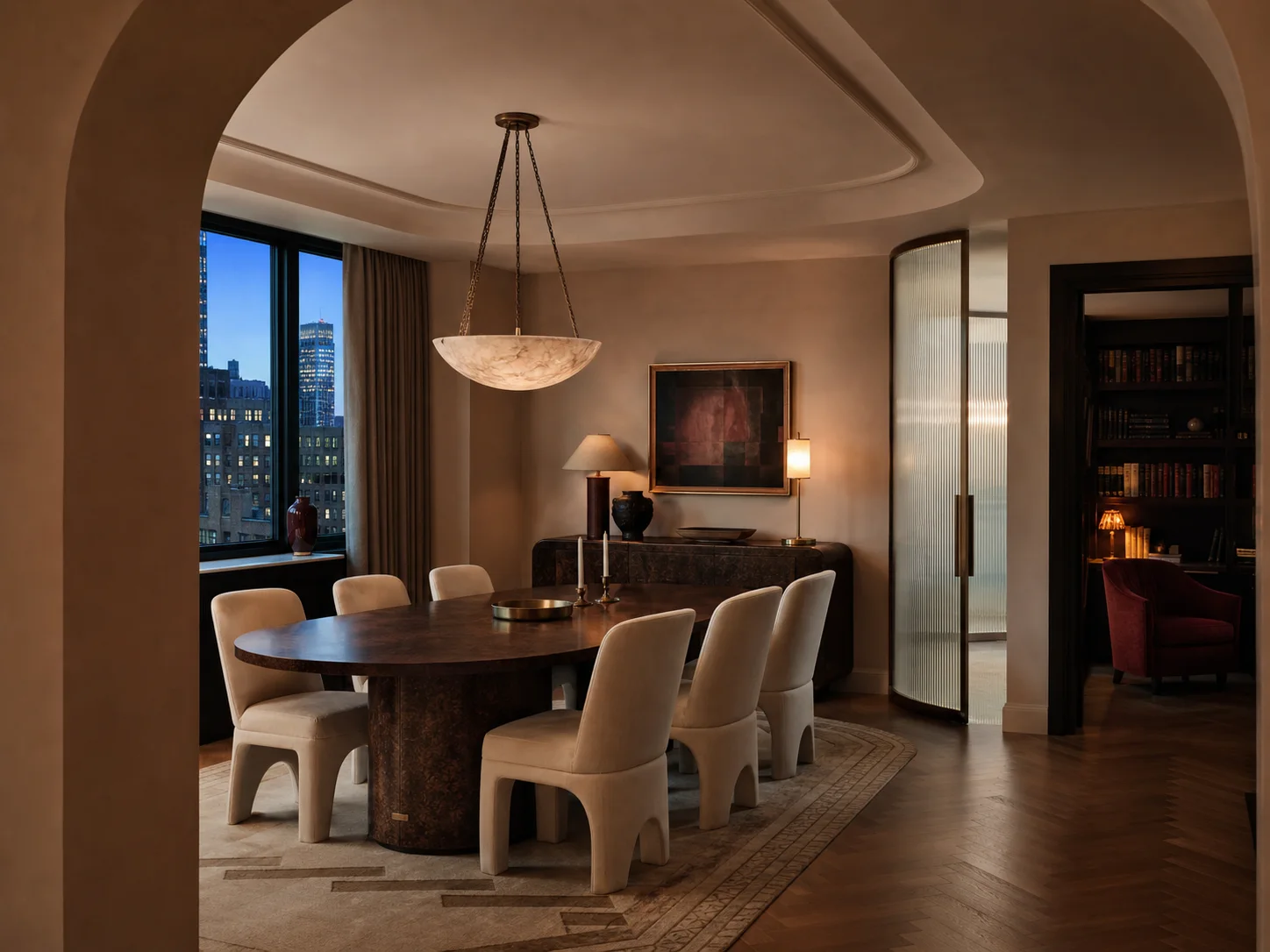 Art Deco Revival dining room design — dining rooms