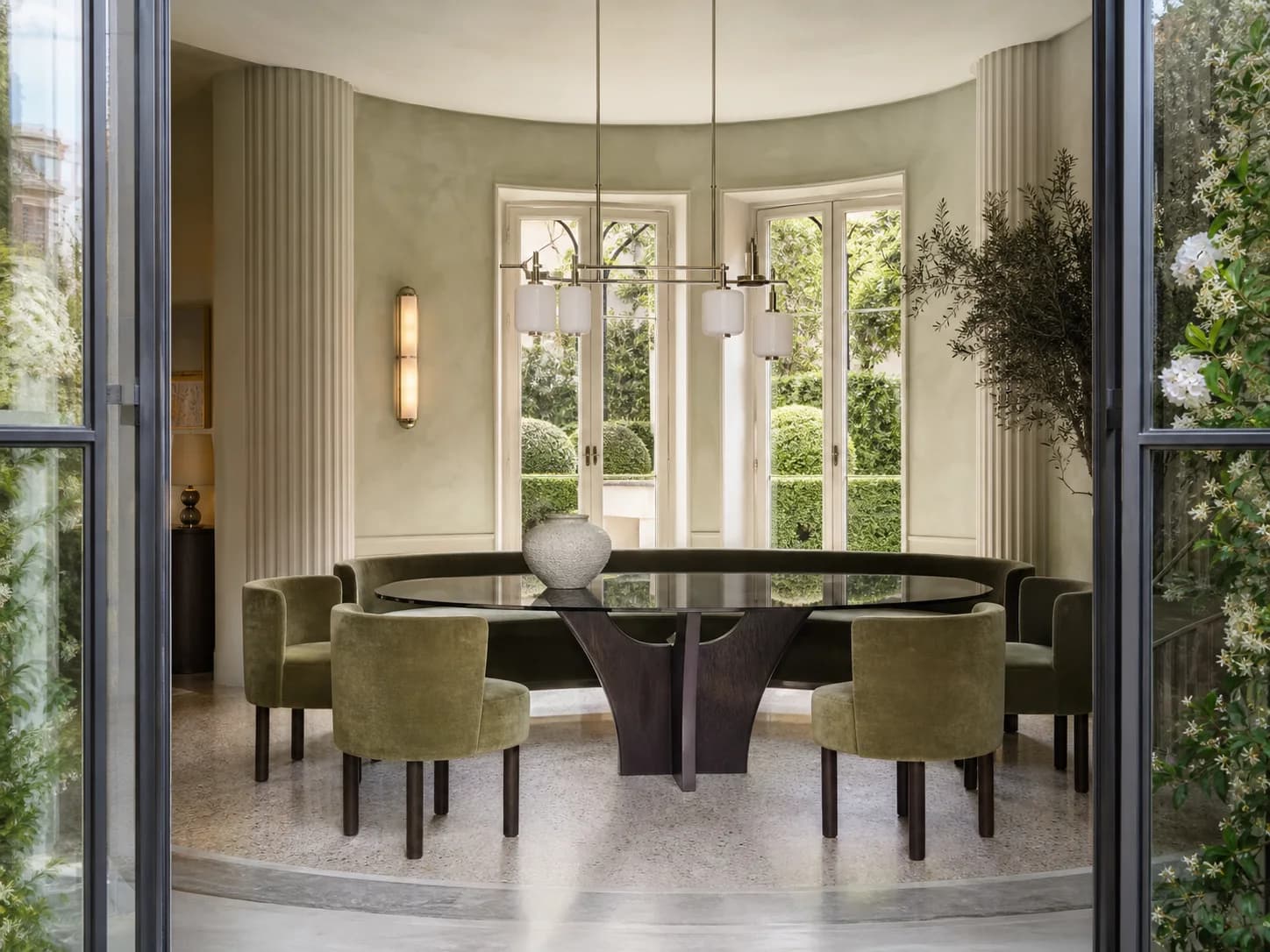Art Deco Revival dining room design — dining rooms