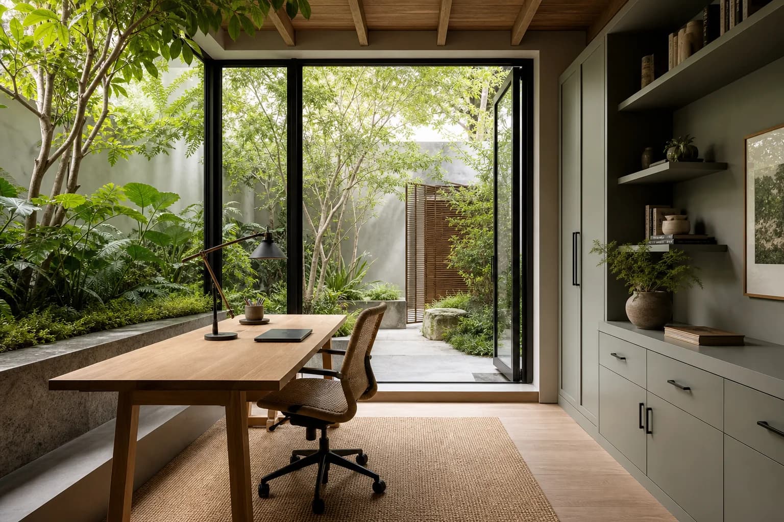 Biophilic home office design — home offices
