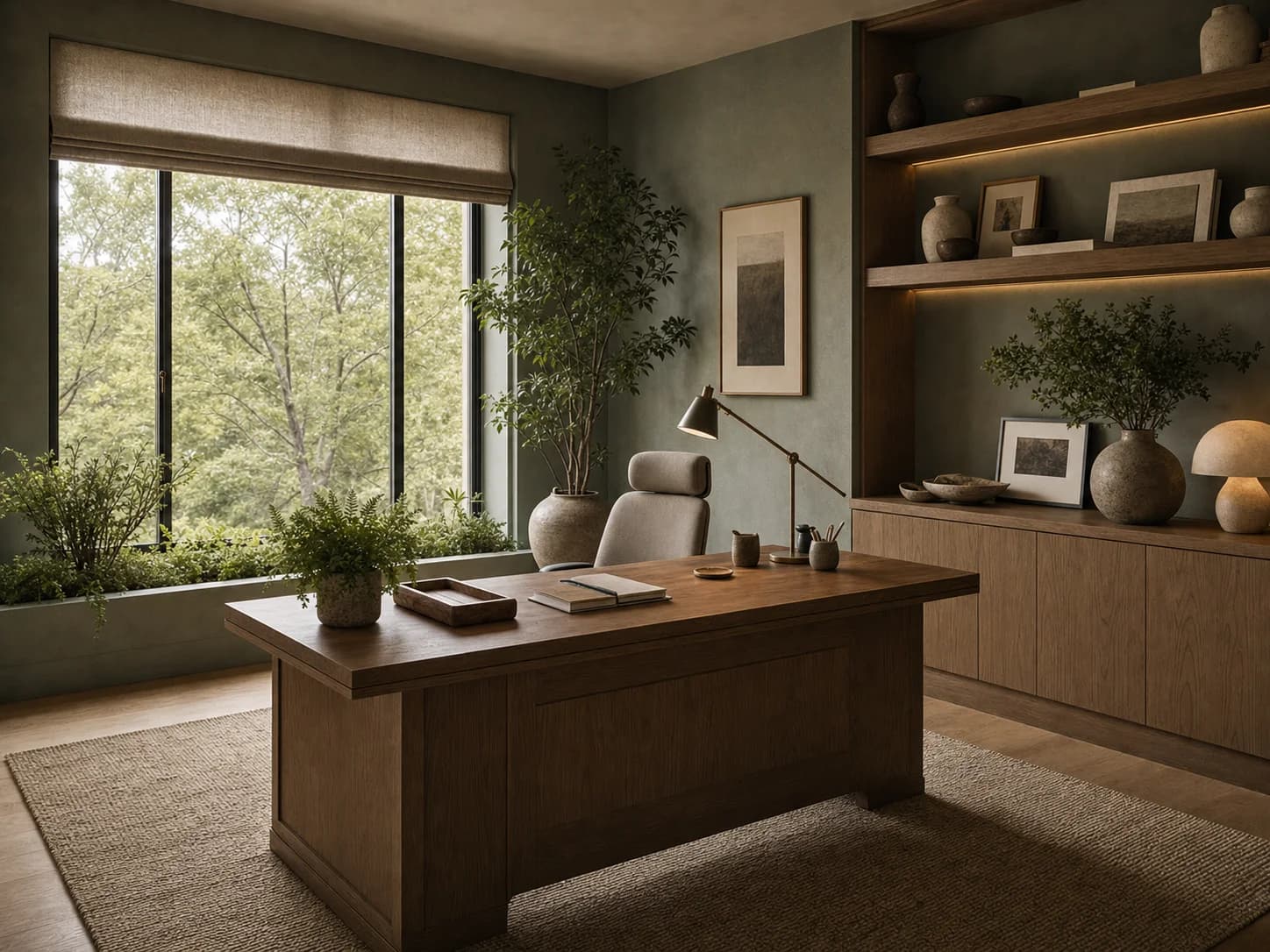 Biophilic Home Office design inspiration