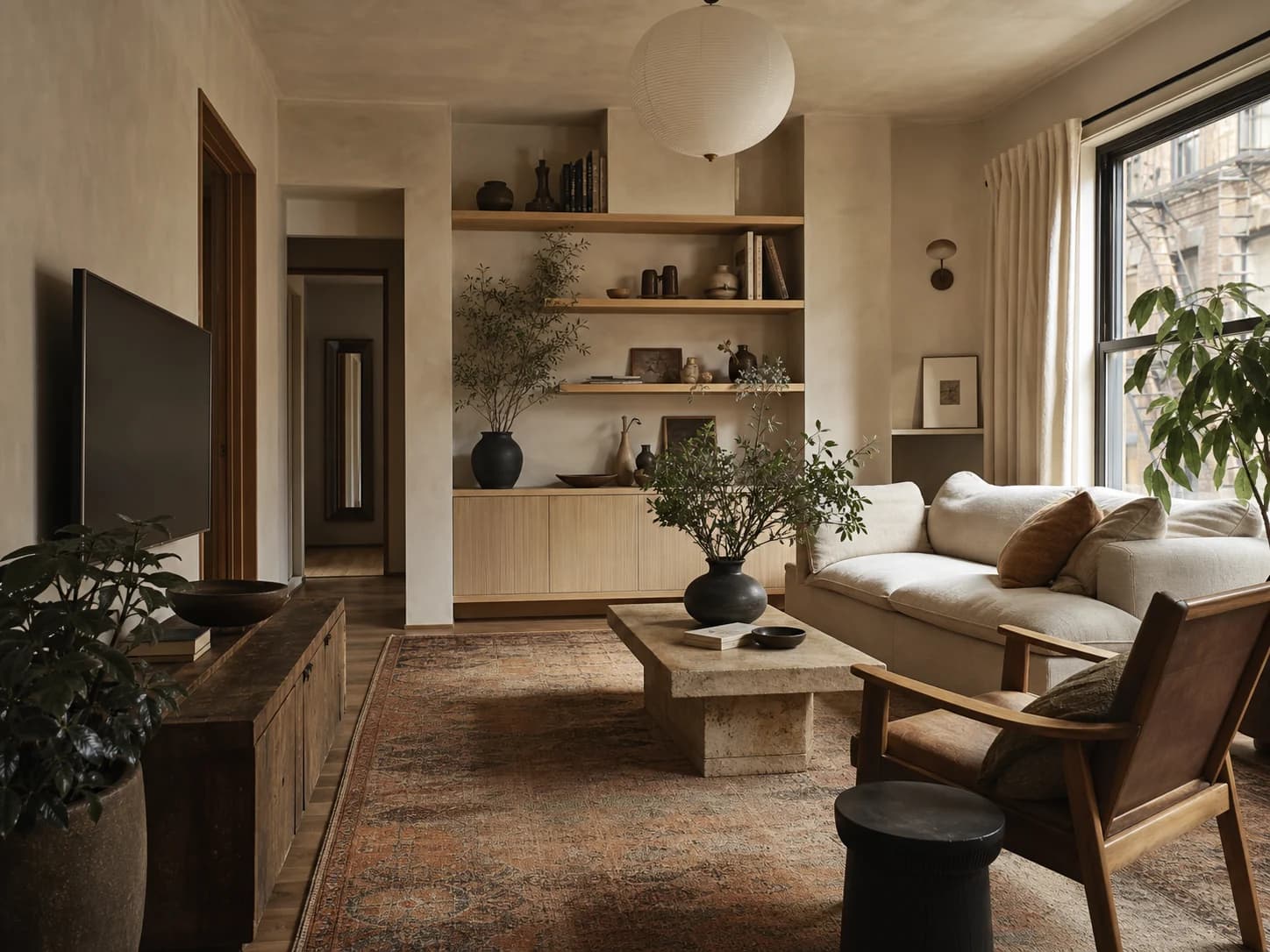 Bohemian Modern living room design — living rooms