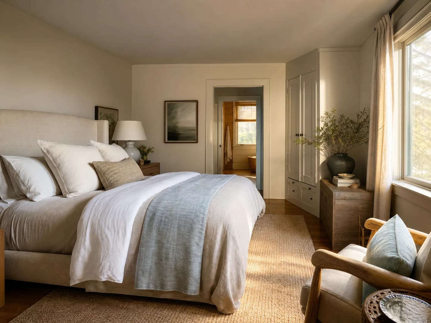 Coastal Calm bedroom design — bedrooms