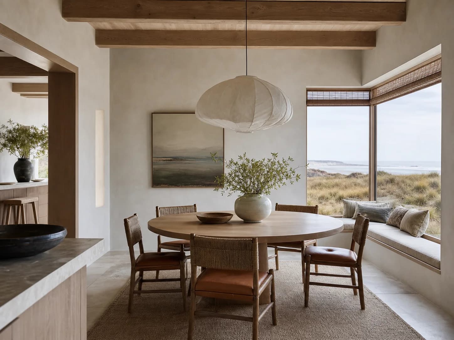 Coastal Contemporary dining room design — dining rooms