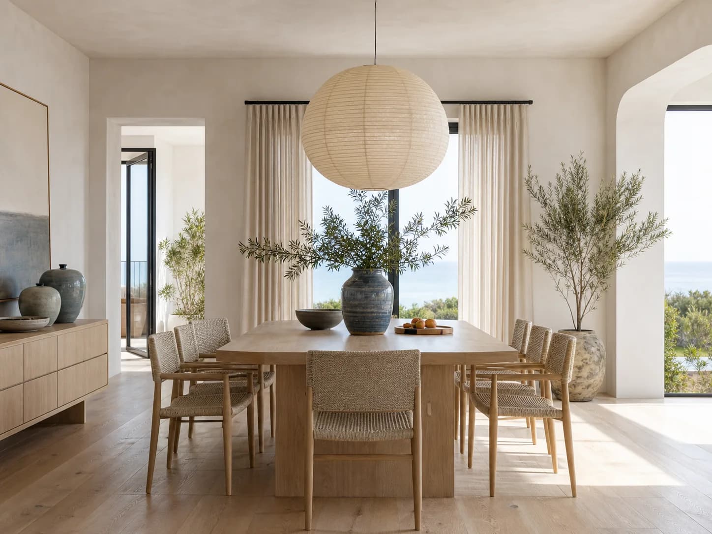Coastal Contemporary Dining Room design inspiration