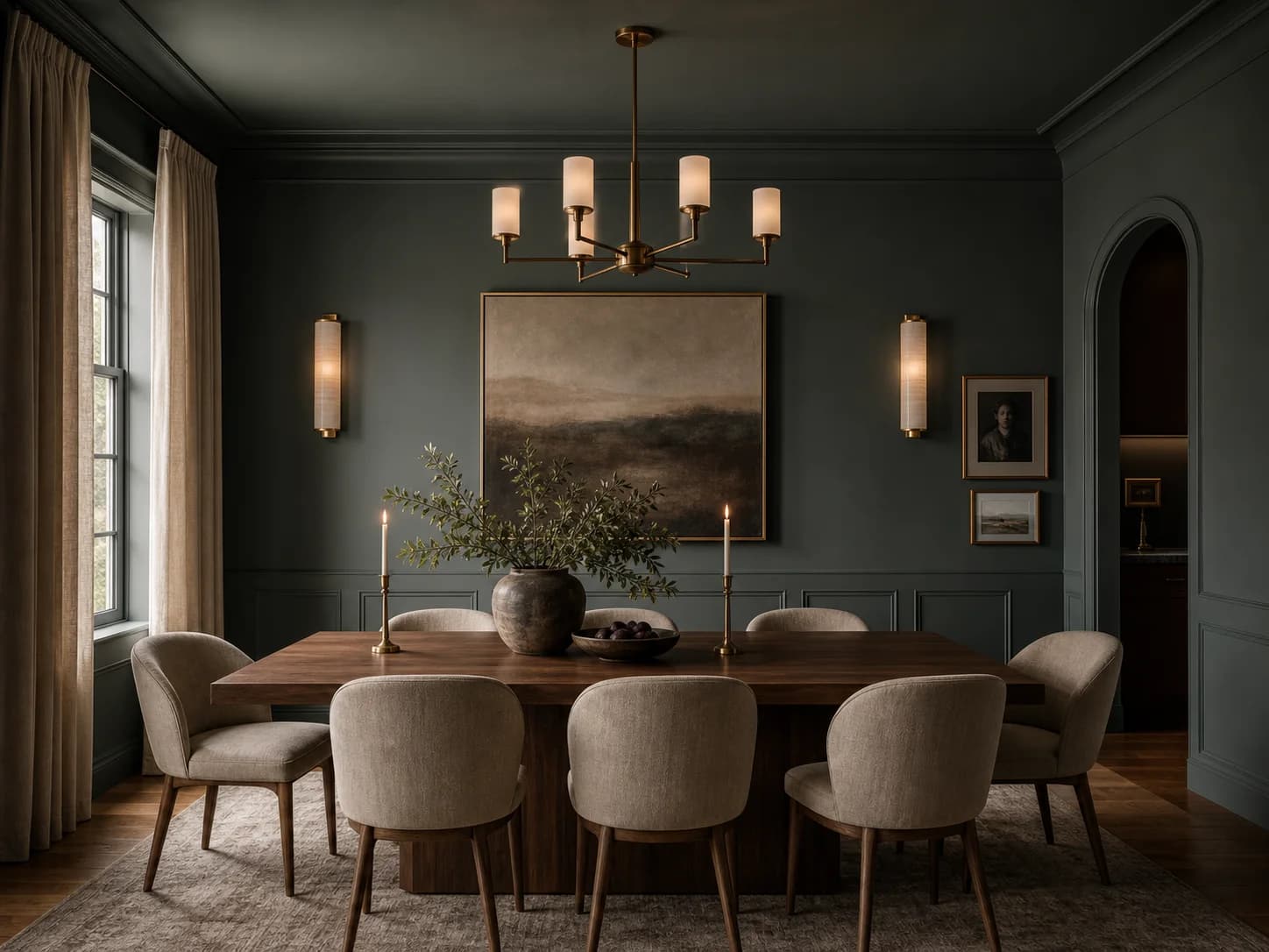 Color-Drenched Dining Room design inspiration