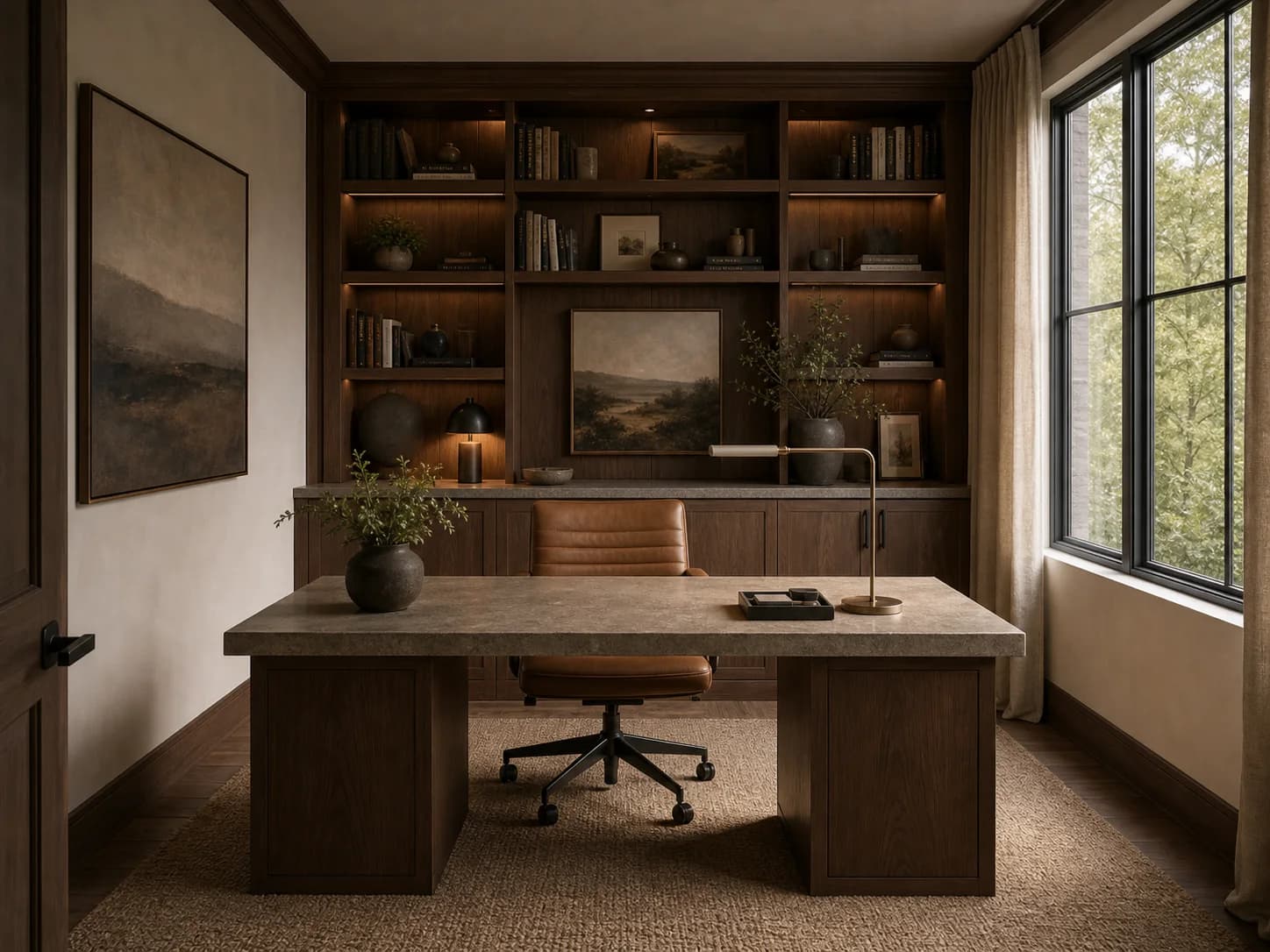 Contemporary home office design — home offices