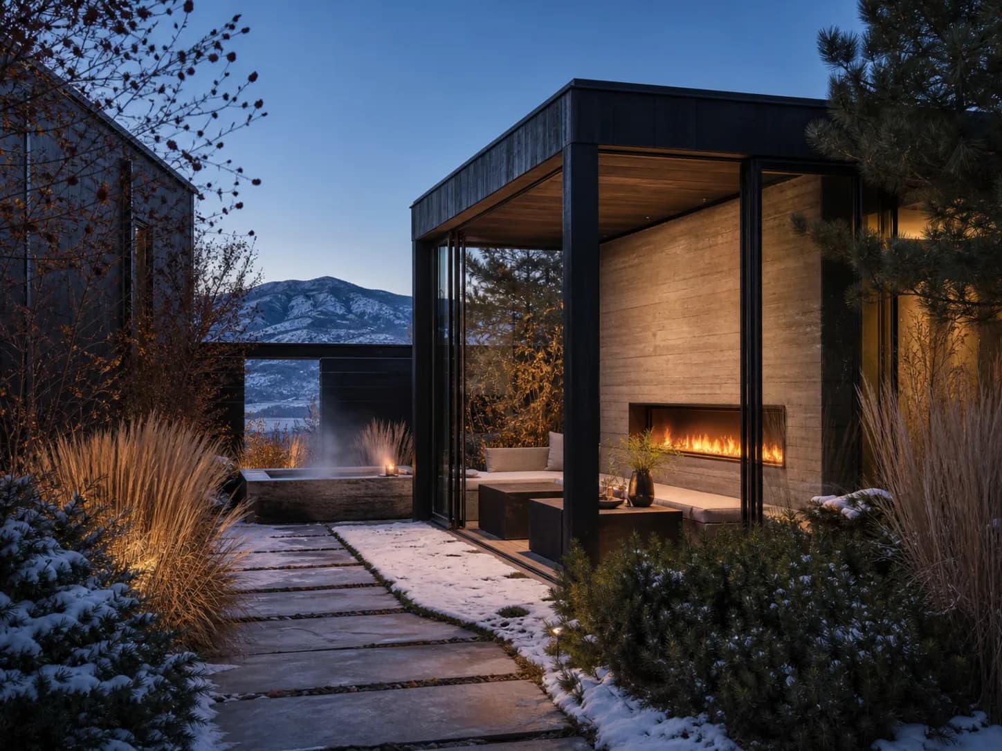 Contemporary Outdoor Room garden design — gardens