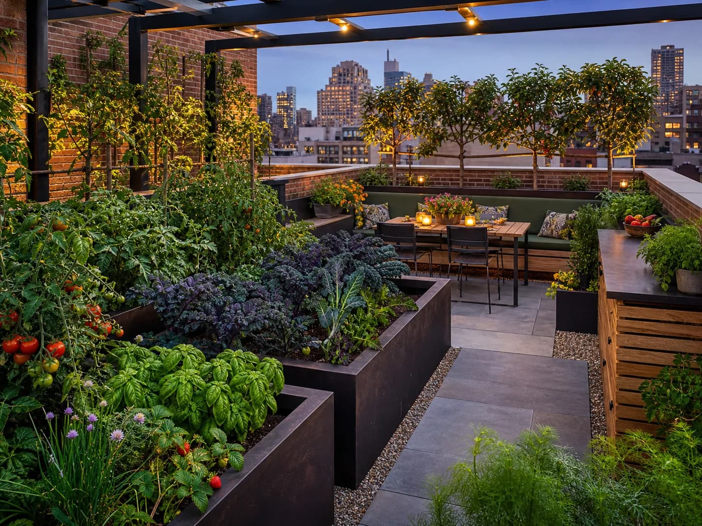 Edible Potager garden design — gardens