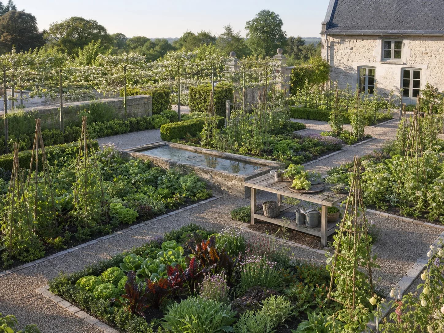 Edible Potager Garden design inspiration