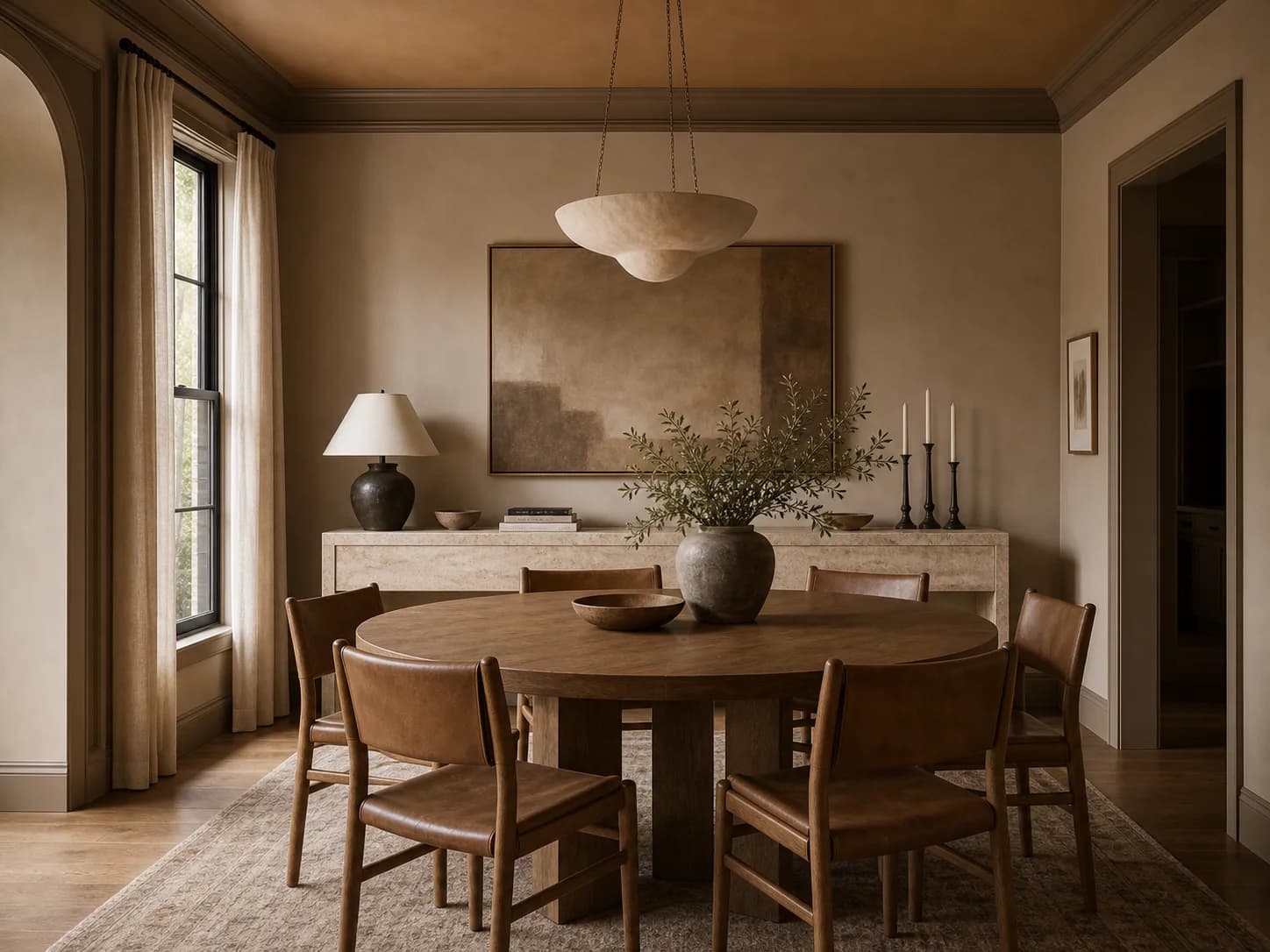Gradient Layering dining room design — dining rooms