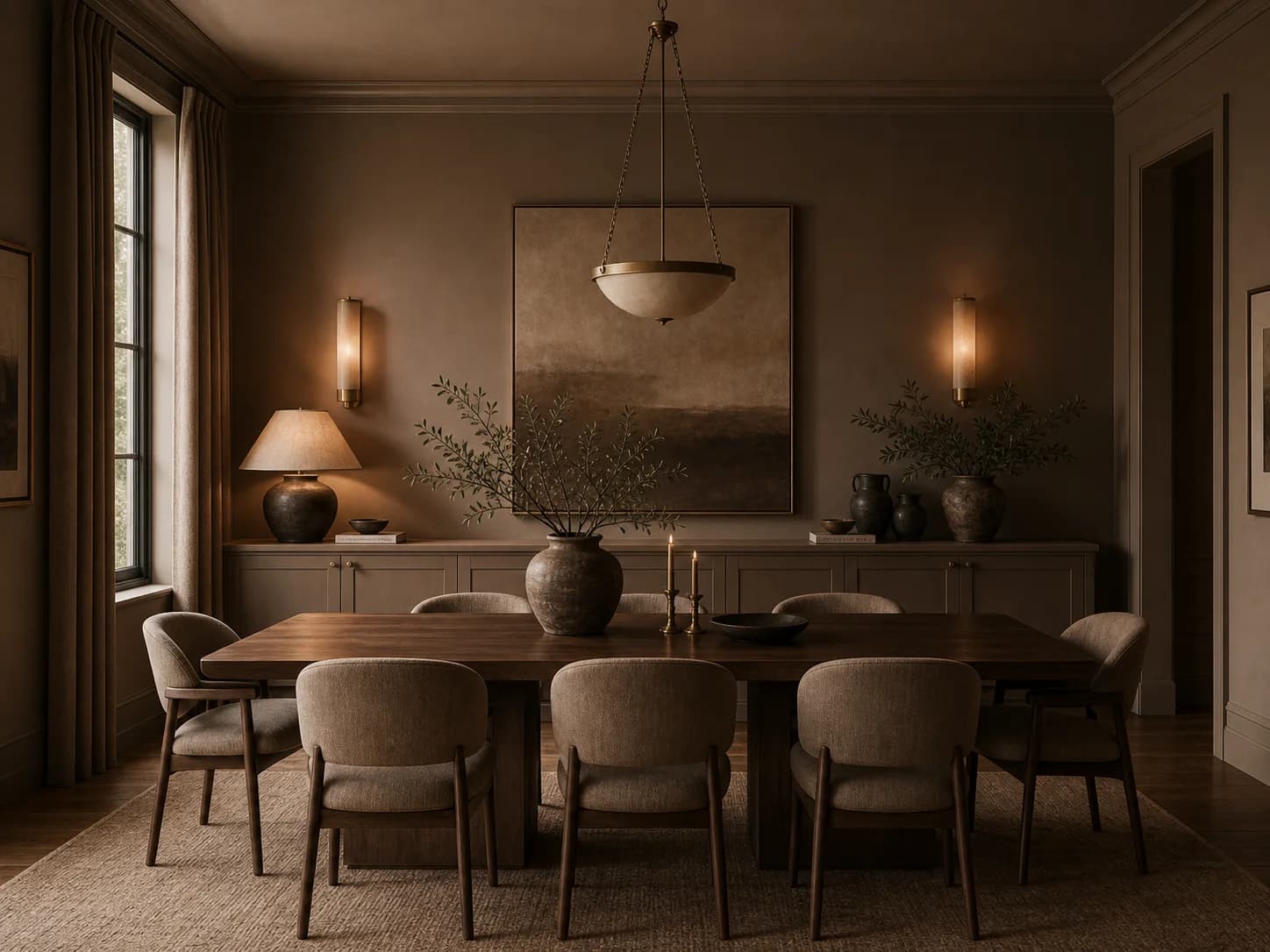 Gradient-Layered Dining Room design inspiration