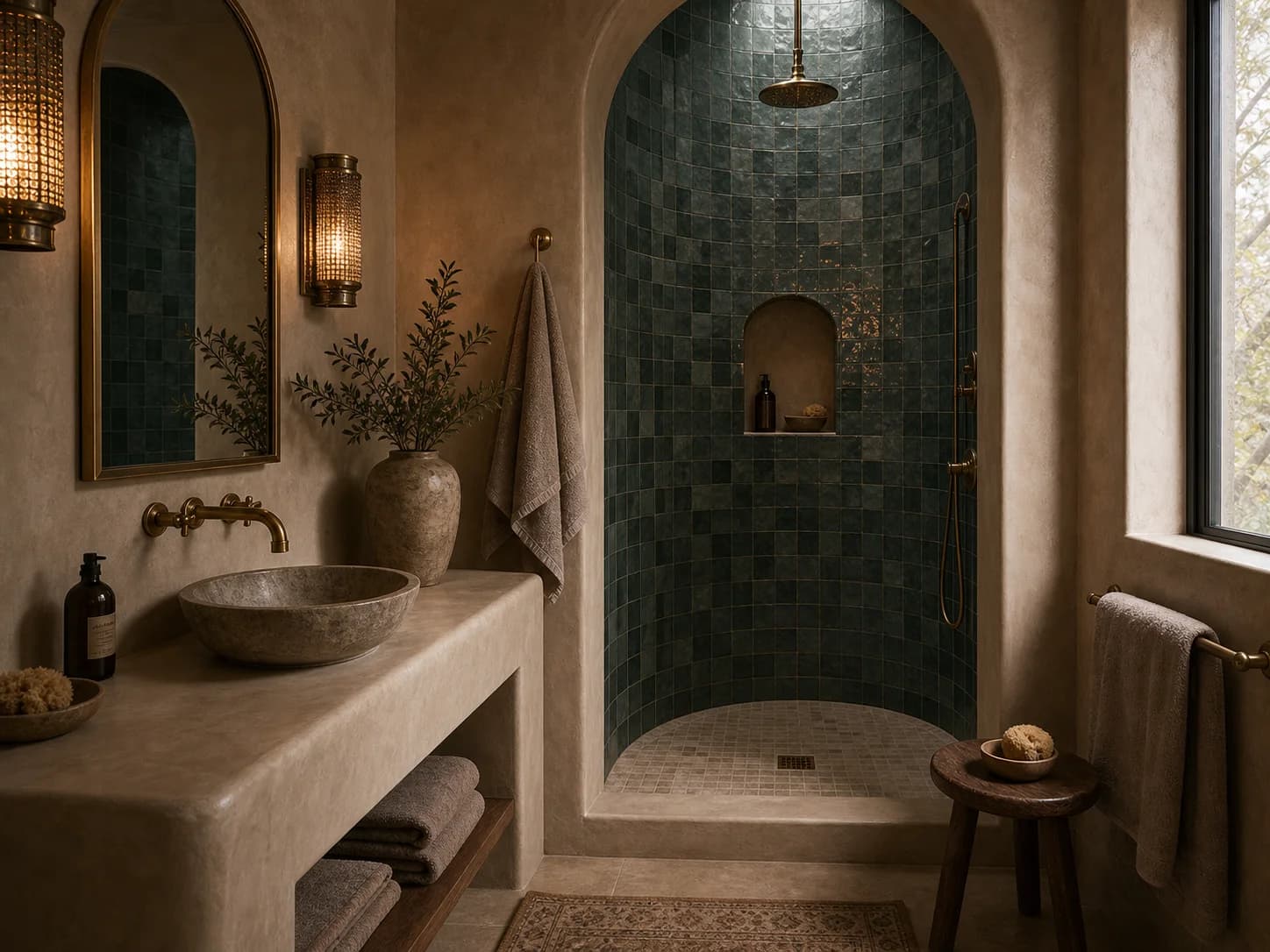 Hammam Tile bathroom design — bathrooms