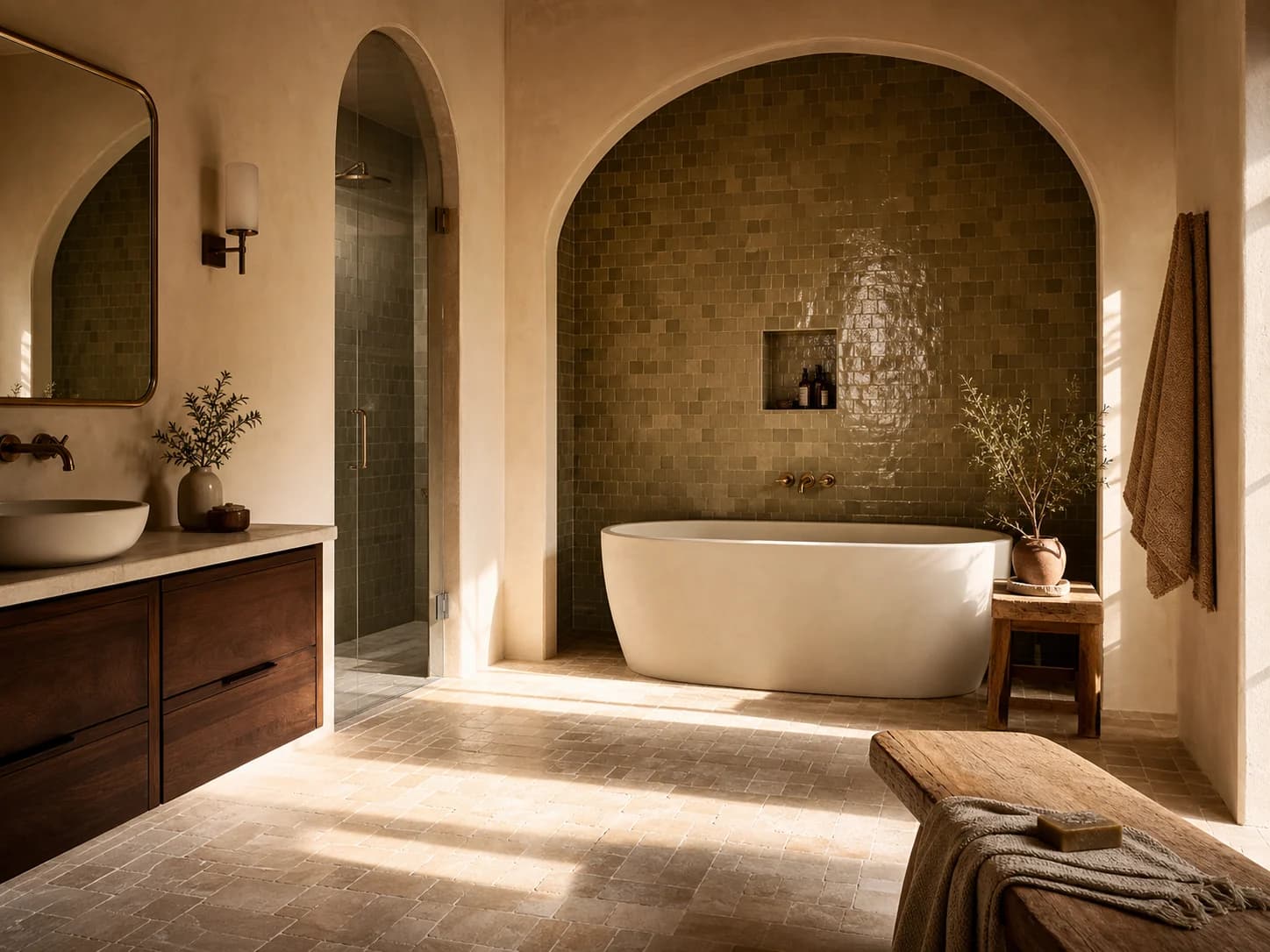 Hammam Tile bathroom design — bathrooms