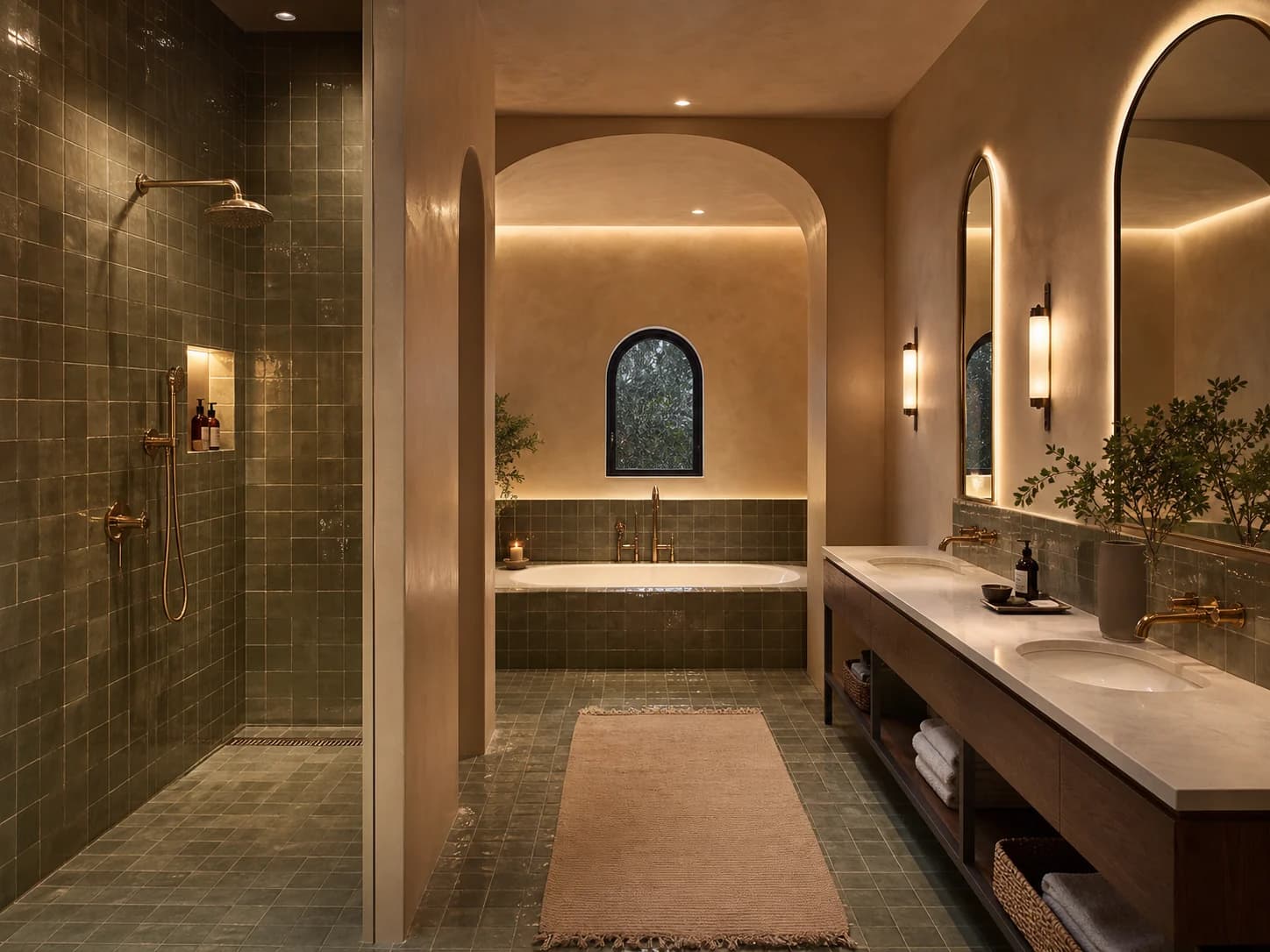 Hammam Tile bathroom design — bathrooms