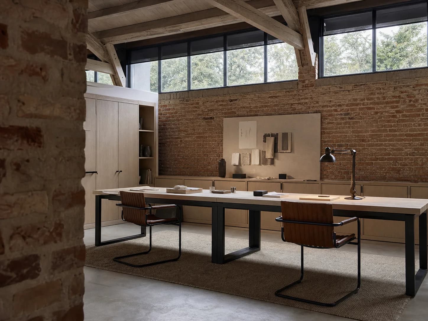 Industrial Modern home office design — home offices
