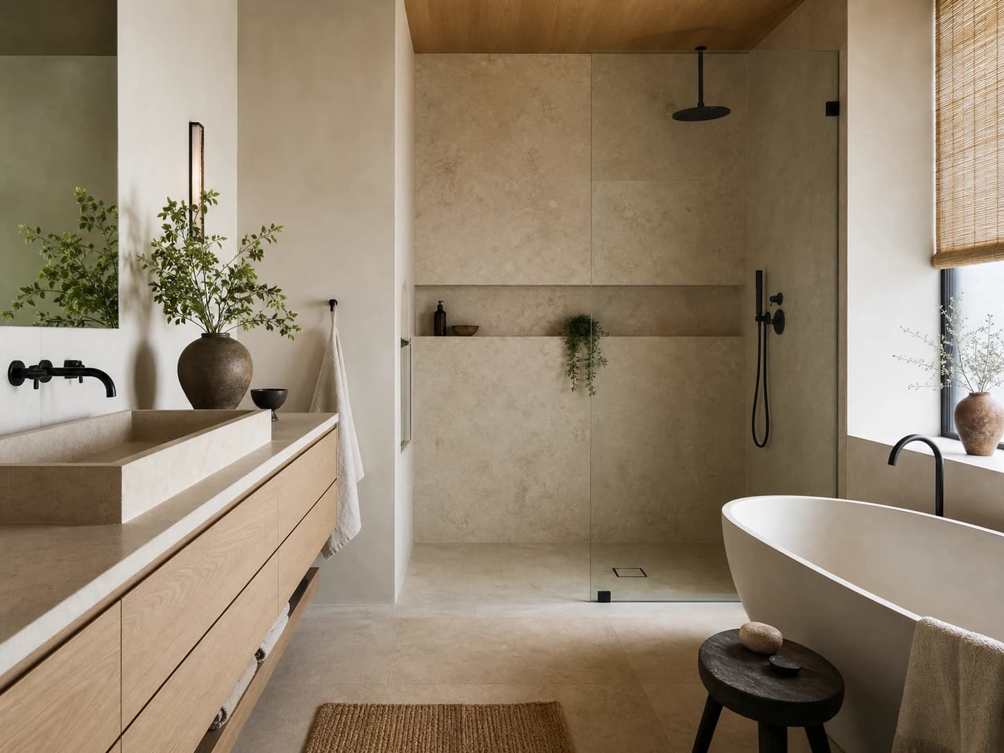 Japandi Bathroom design inspiration