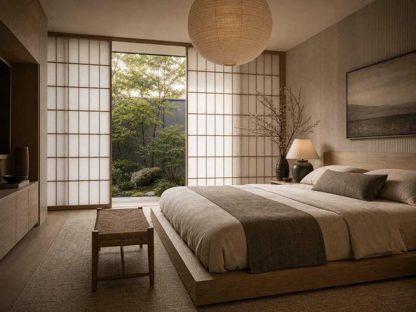 Japandi bedroom design — bedrooms