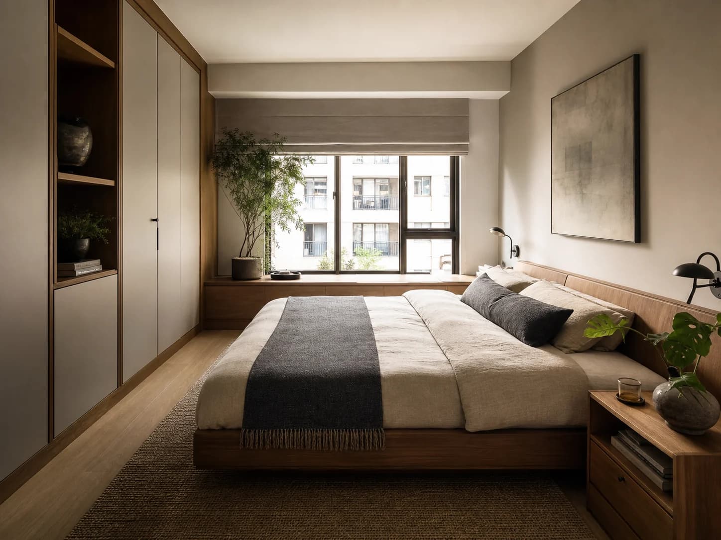 Japandi bedroom design — bedrooms