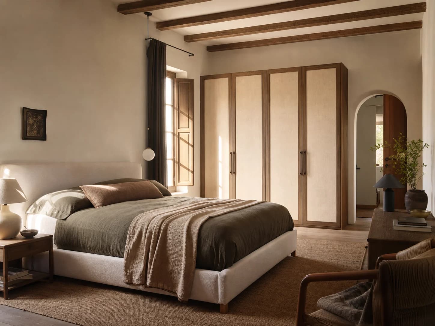Japandi bedroom design — bedrooms