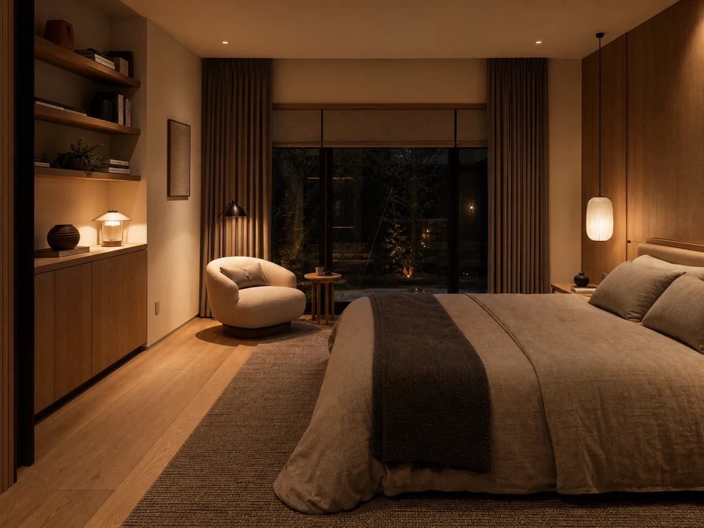 Japandi bedroom design — bedrooms
