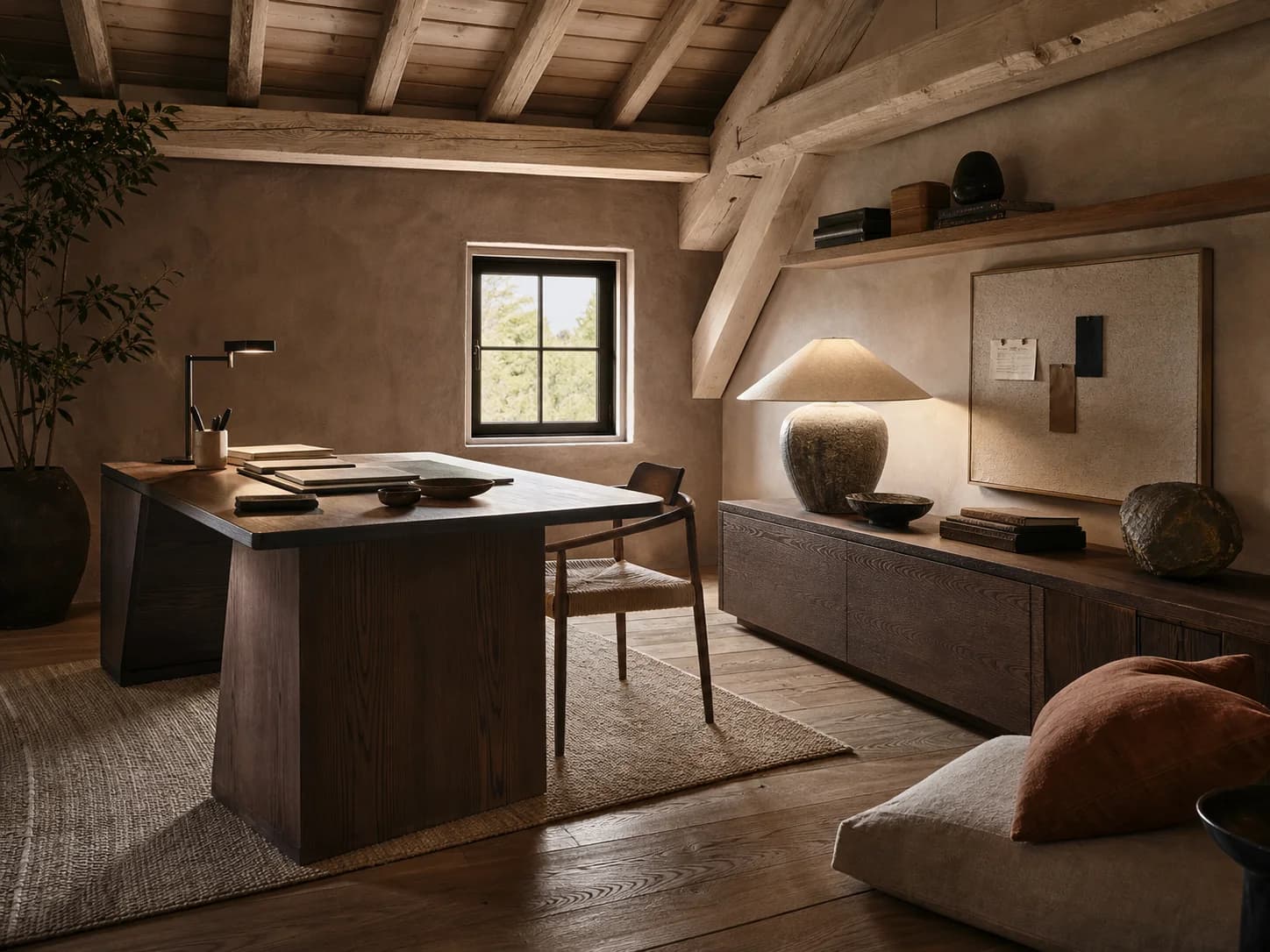 Japandi home office design — home offices