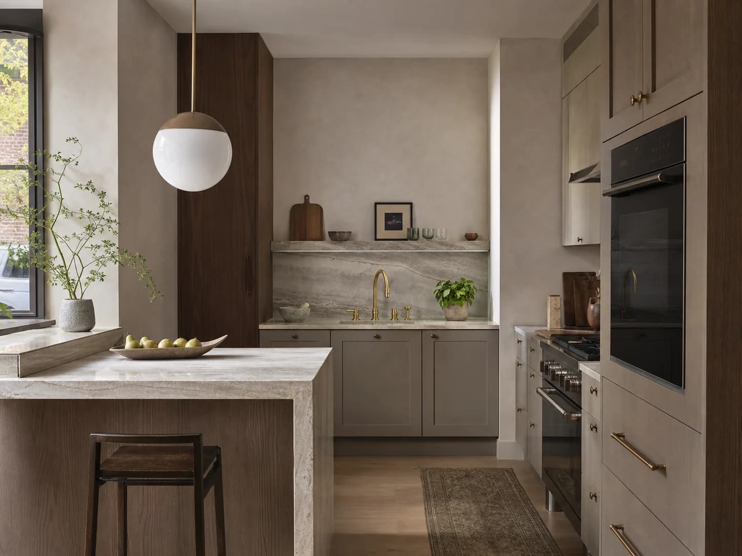 Layered Contrast kitchen design — kitchens