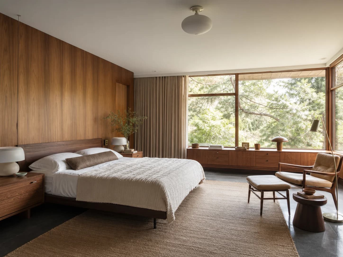 Midcentury Modern bedroom design — bedrooms