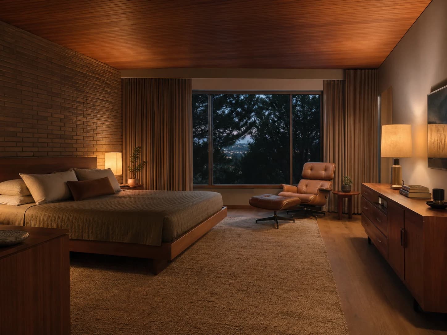 Midcentury Modern bedroom design — bedrooms