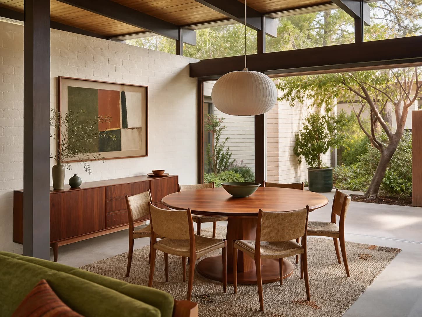 Midcentury Modern dining room design — dining rooms