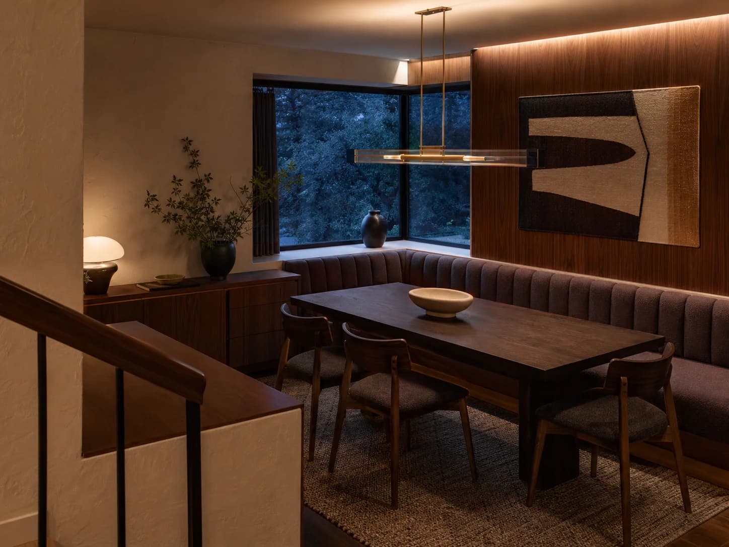 Midcentury Modern dining room design — dining rooms