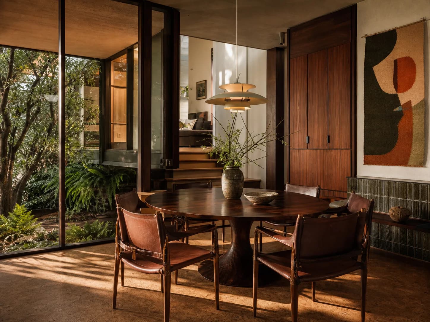 Midcentury Modern dining room design — dining rooms