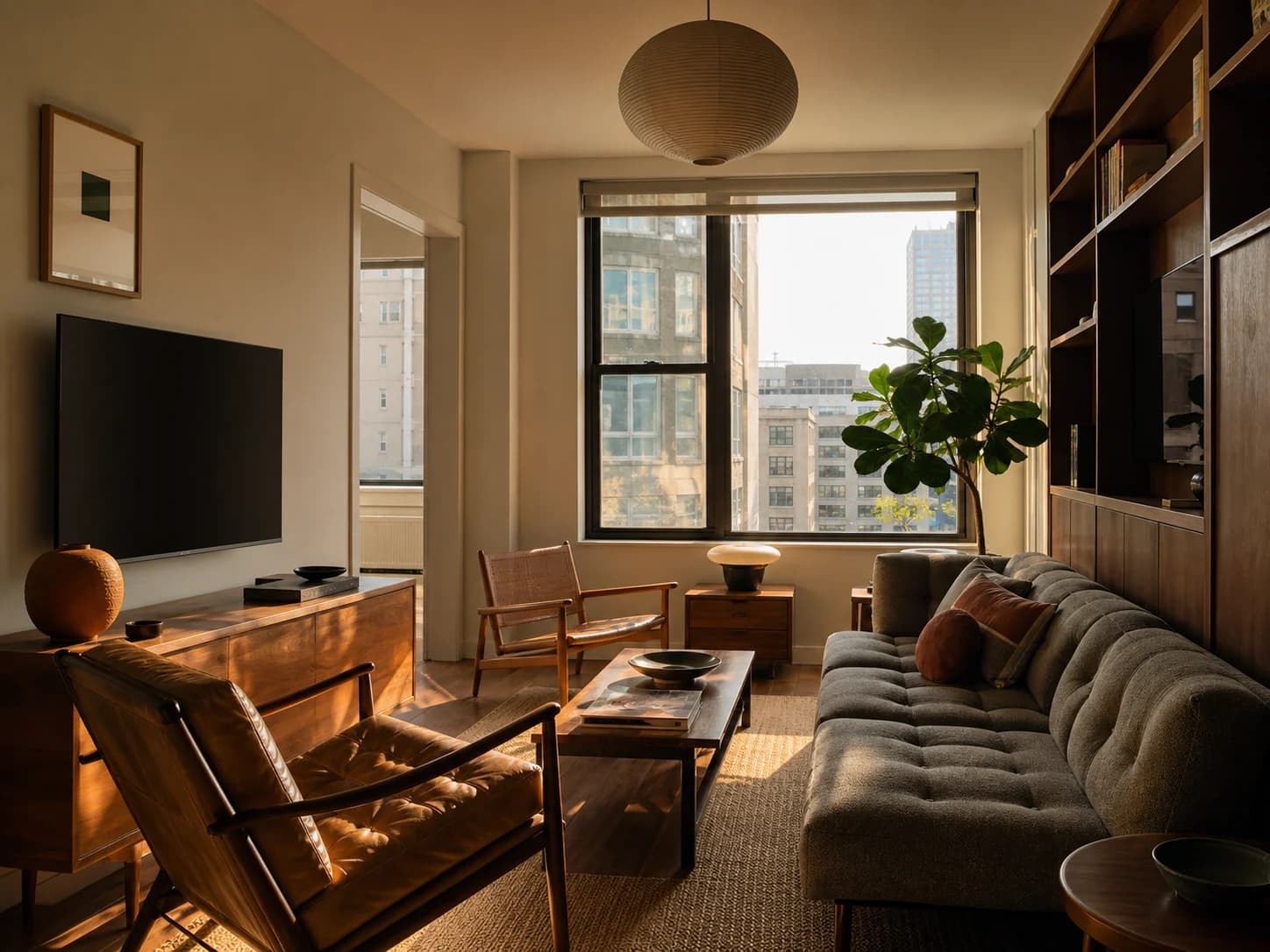 Midcentury Modern living room design — living rooms