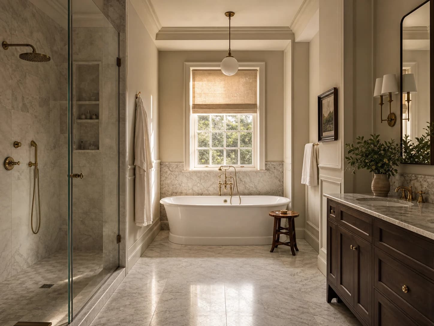 Modern Classic bathroom design — bathrooms