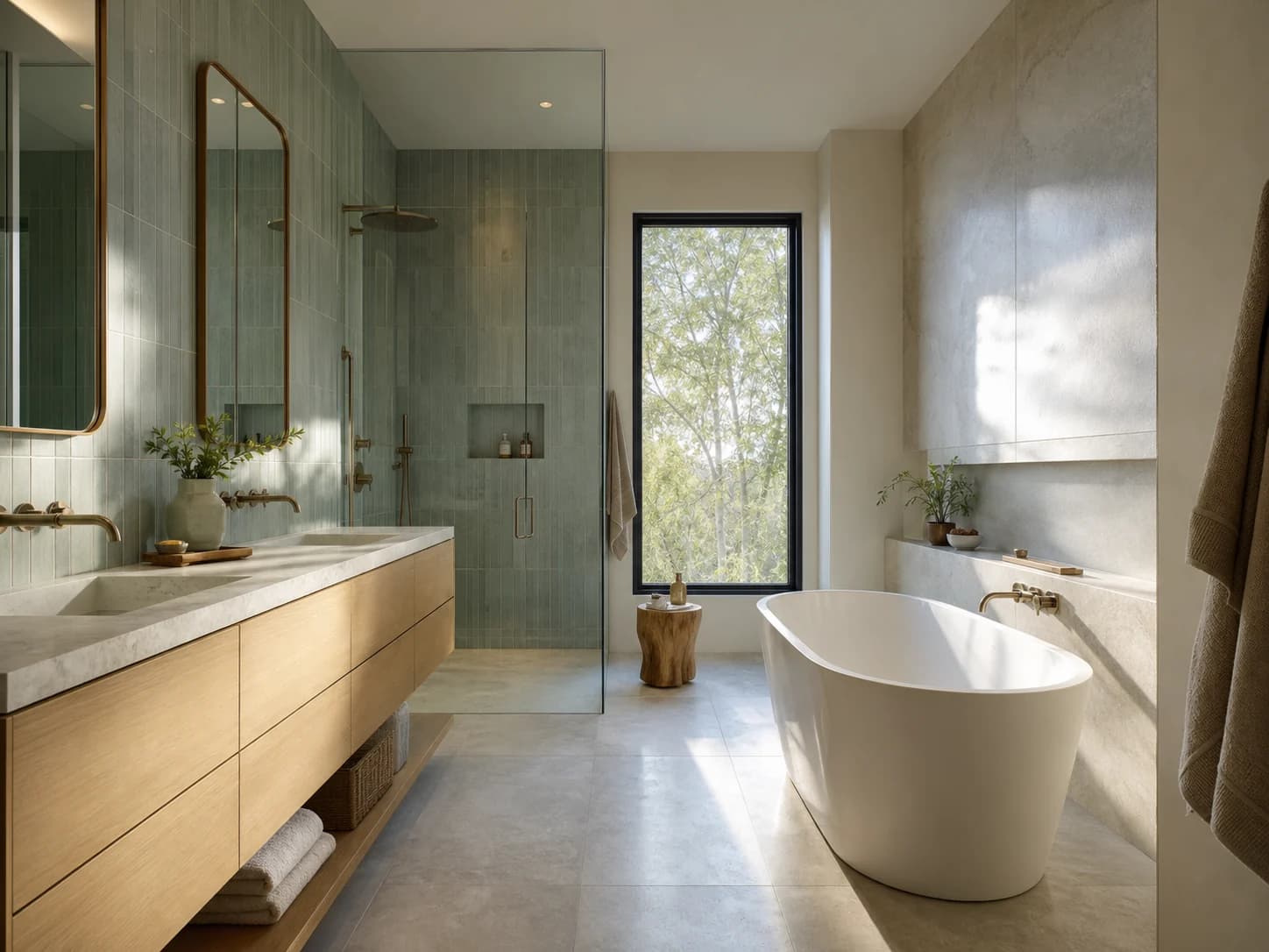 Modern Coastal bathroom design — bathrooms