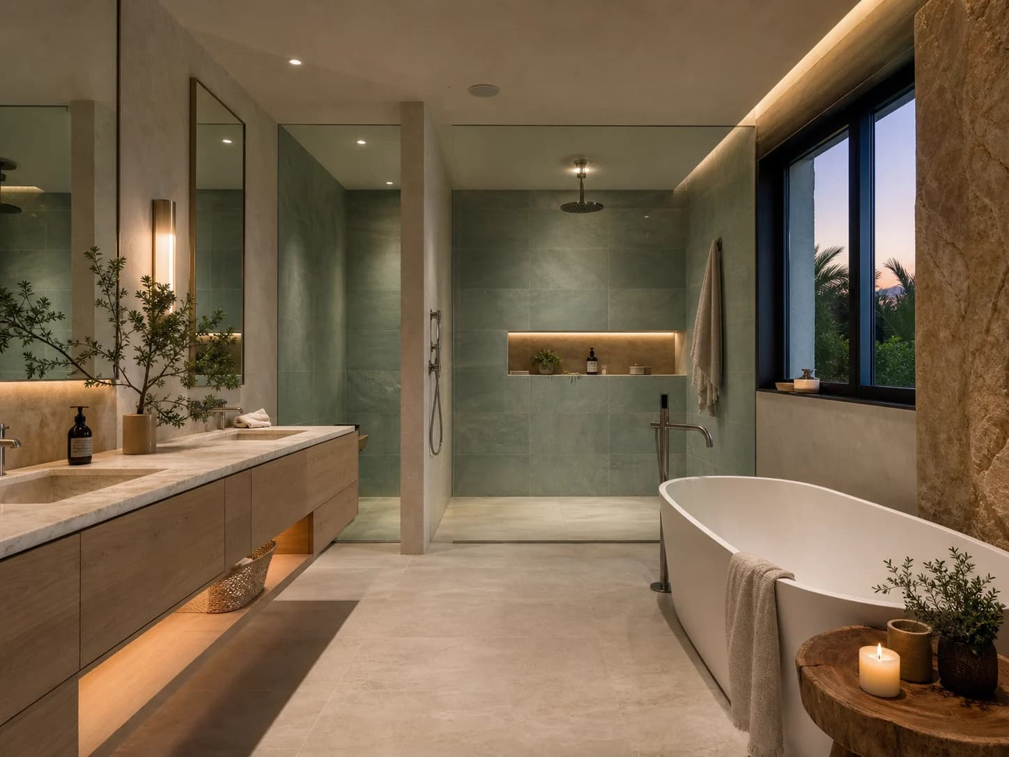 Modern Coastal bathroom design — bathrooms