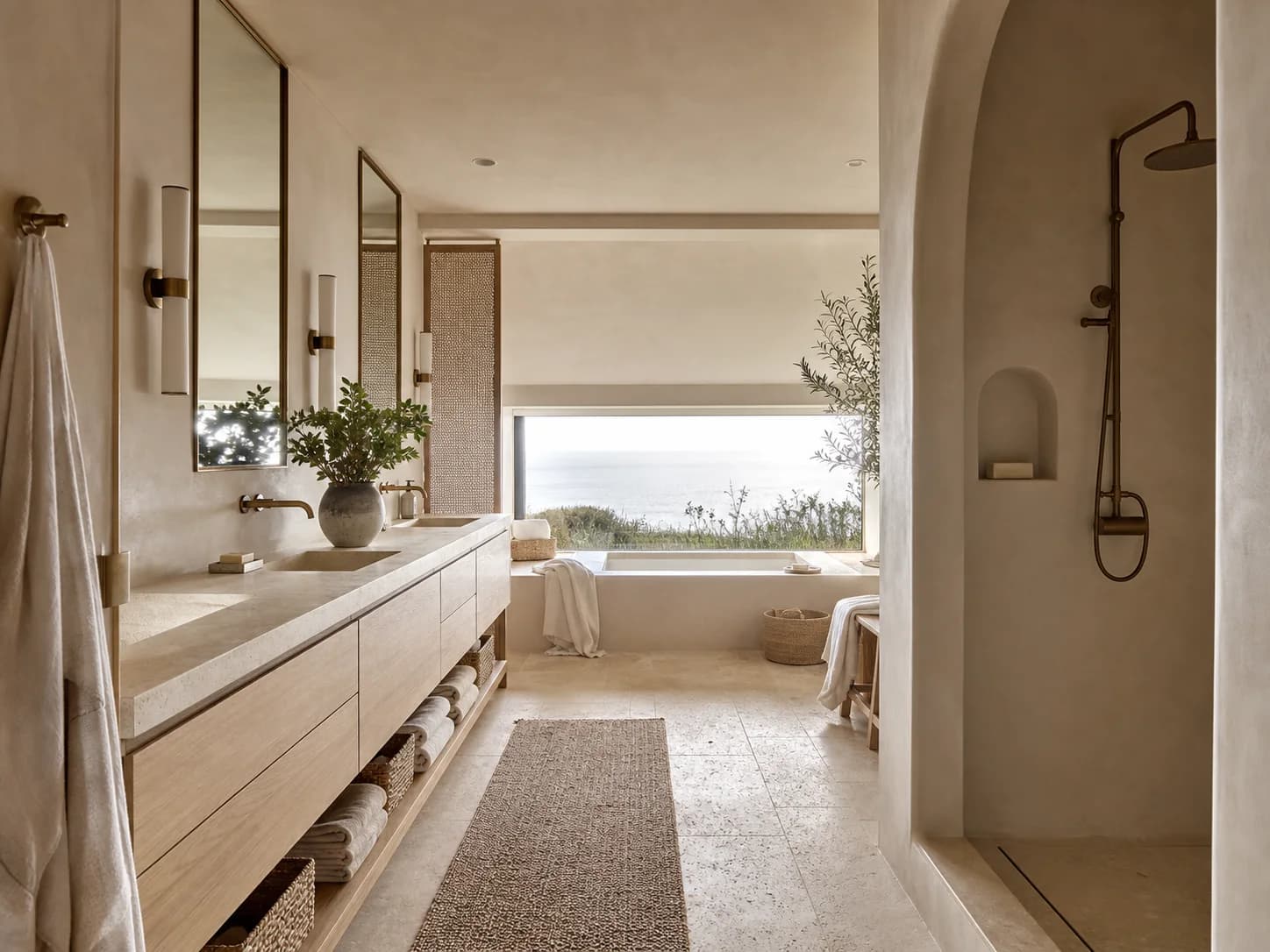 Modern Coastal bathroom design — bathrooms