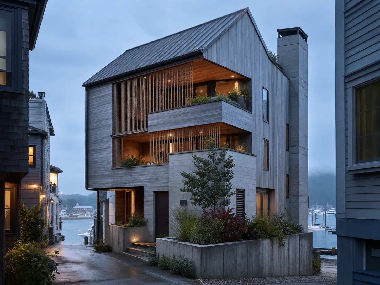 Modern Coastal exterior design — exteriors