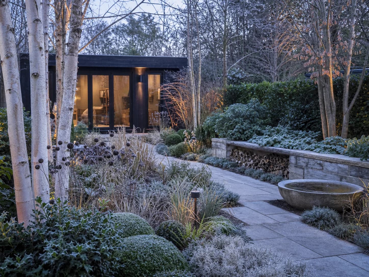 Modern Woodland garden design — gardens