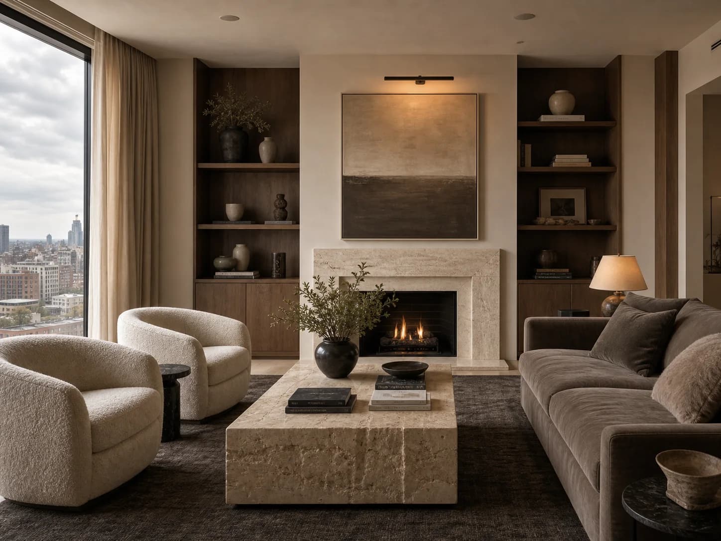 Quiet Luxury living room design — living rooms