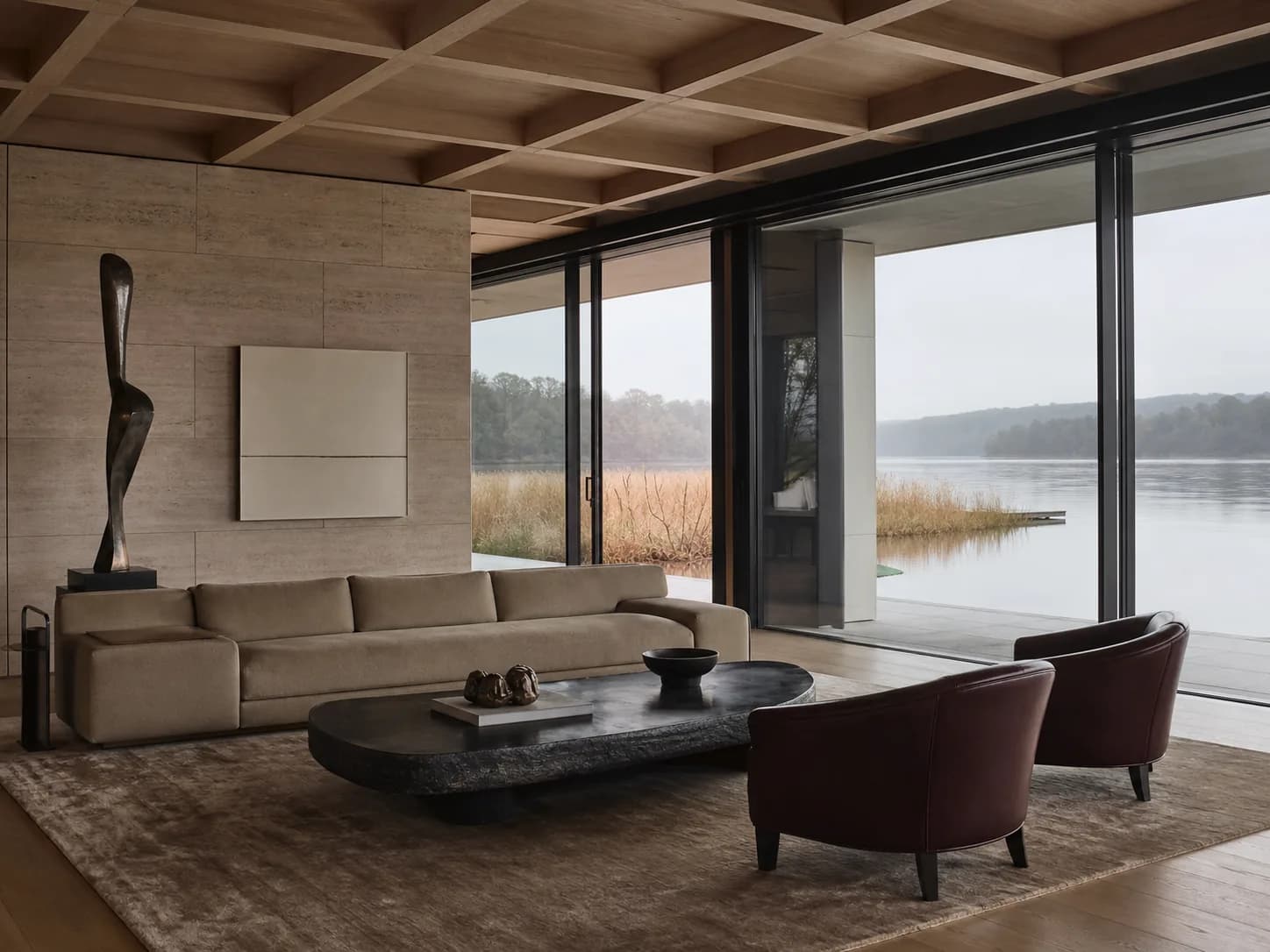 Quiet Luxury living room design — living rooms