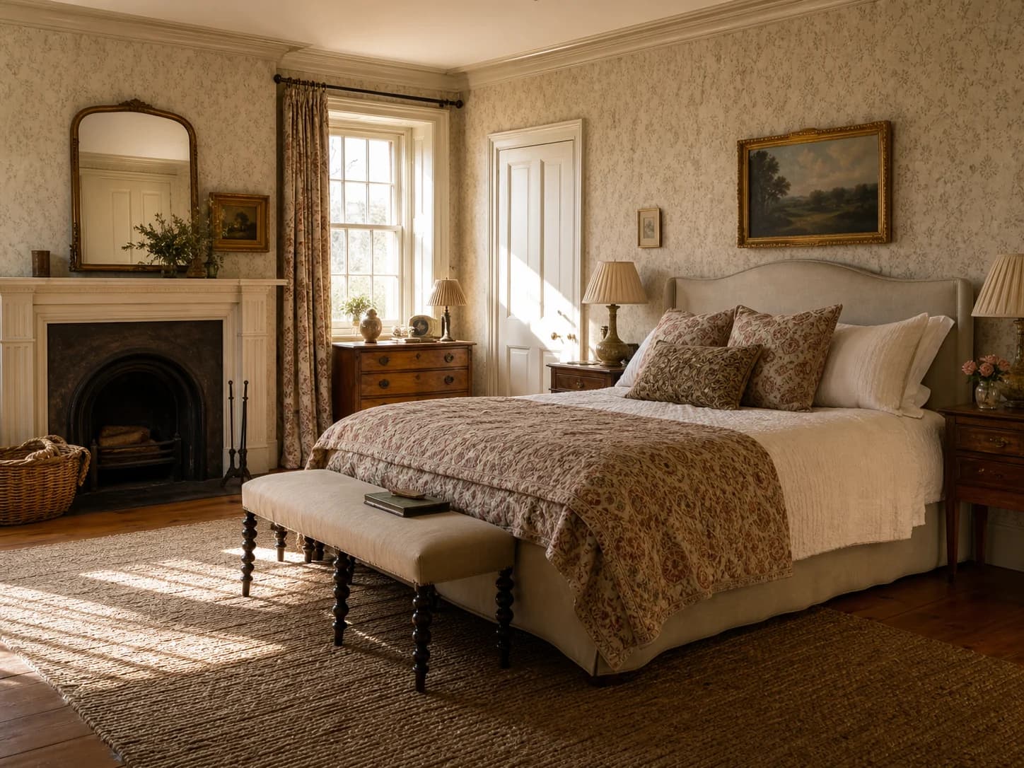 Romantic Heritage bedroom design — bedrooms