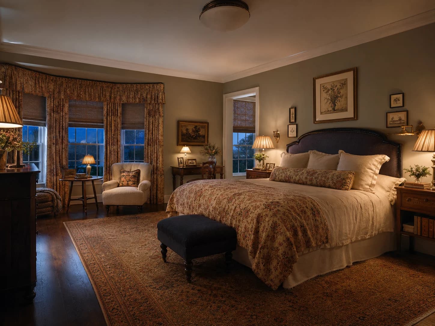 Romantic Heritage bedroom design — bedrooms