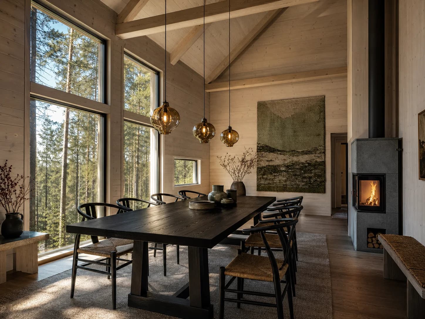 Scandinavian Modern dining room design — dining rooms