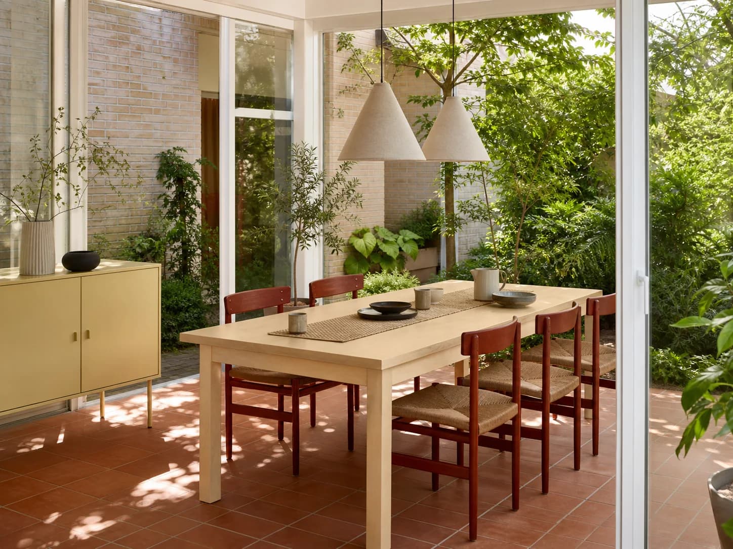 Scandinavian Modern dining room design — dining rooms