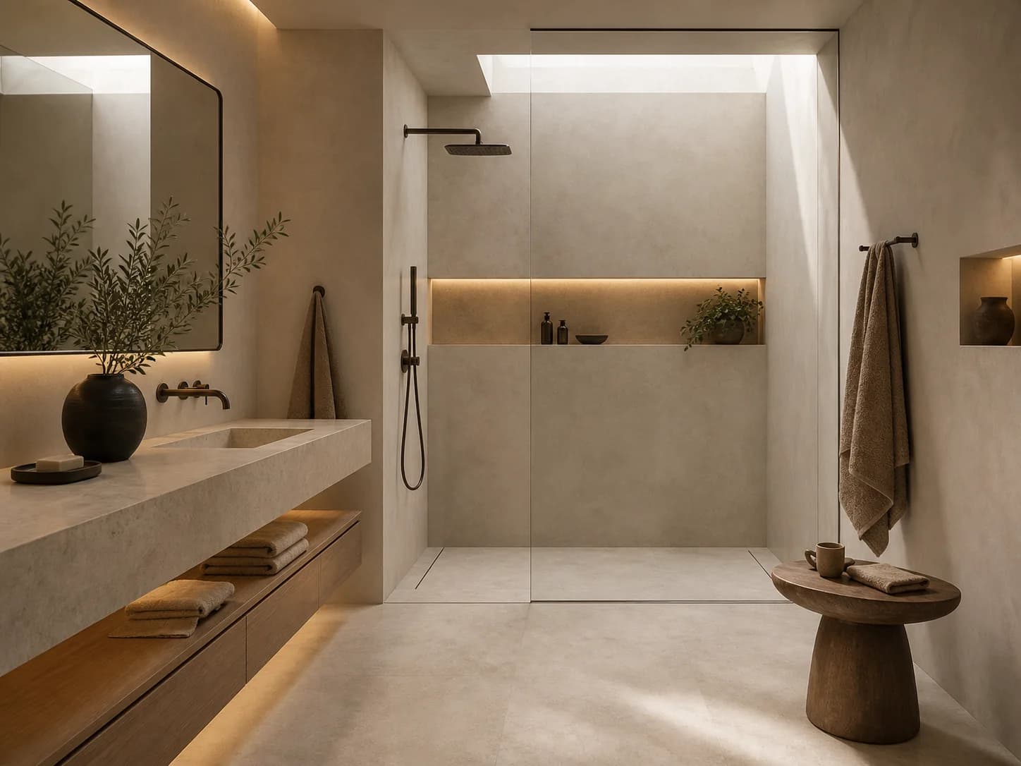 Spa Minimalist Bathroom design inspiration