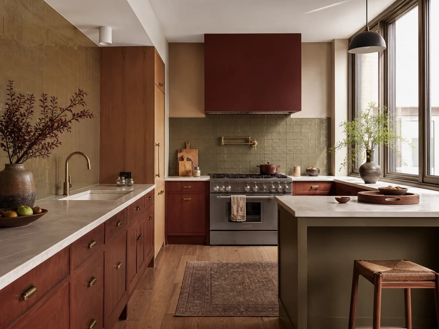 Spiced Color kitchen design — kitchens