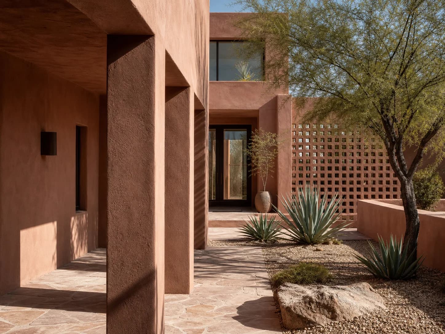 Sun-Baked Stucco exterior design — exteriors