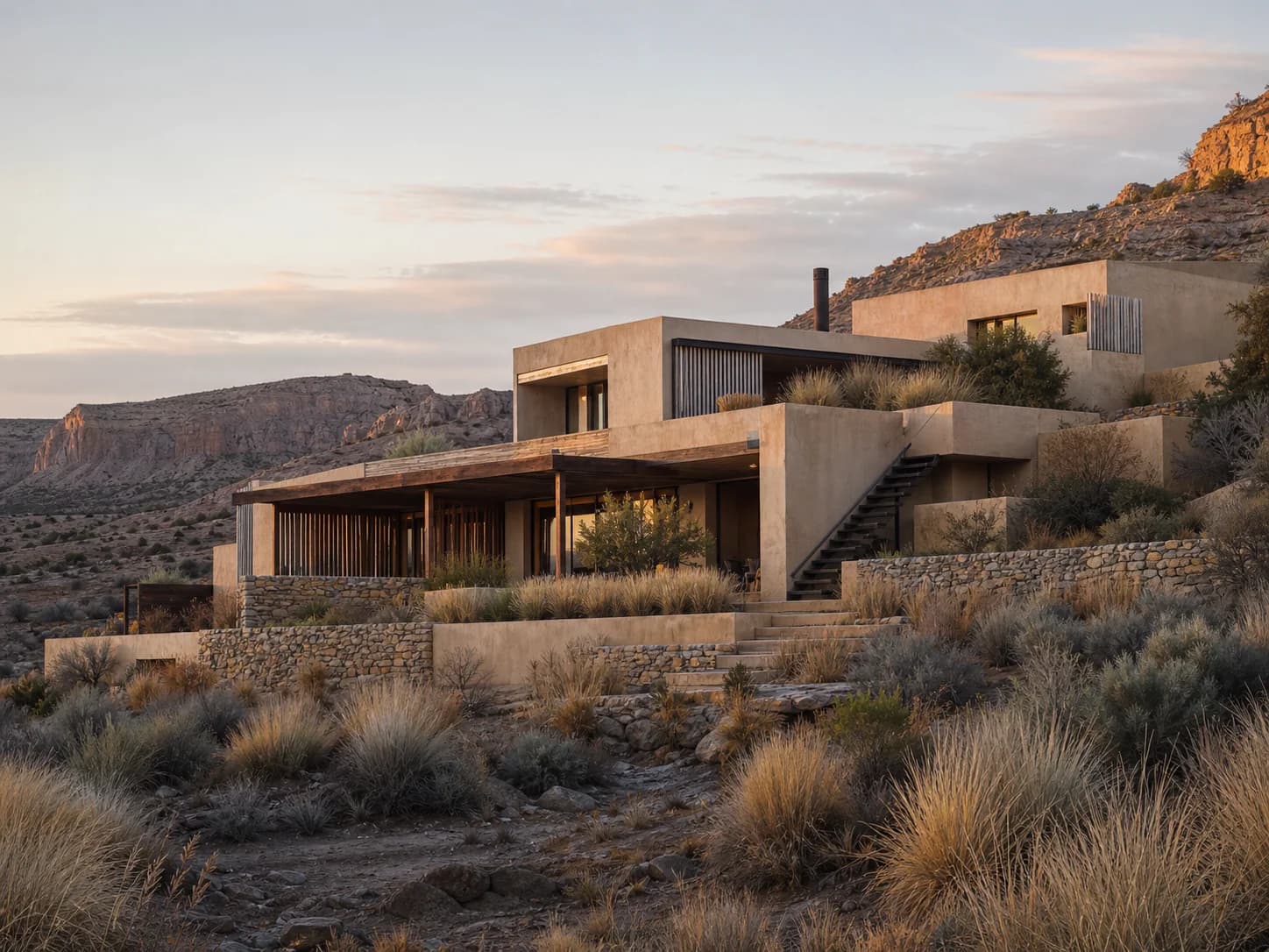 Sun-Baked Stucco exterior design — exteriors