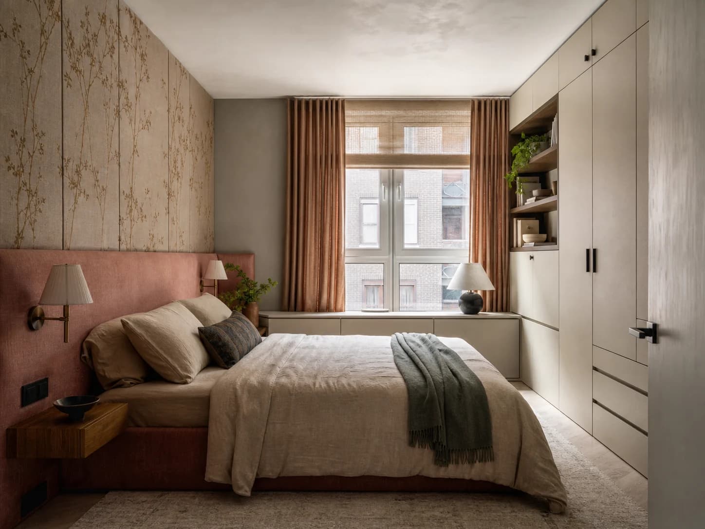 Textile Cocoon bedroom design — bedrooms