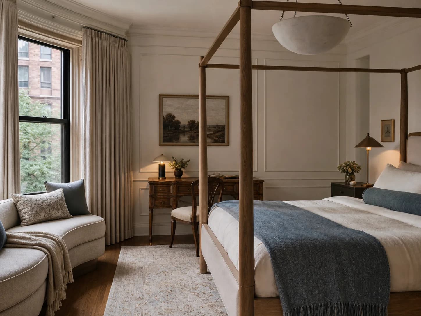 Transitional bedroom design — bedrooms